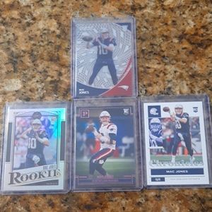 Mac Jones Lot of 4 Rookie Cards